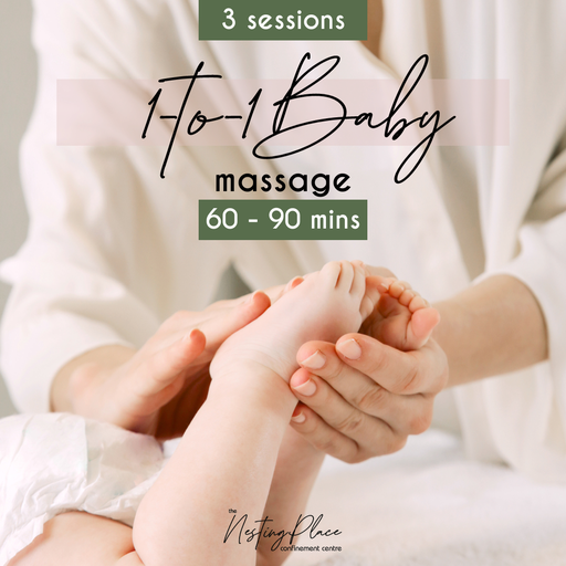 [3 Sessions] Bond with Your Baby: Private Baby Massage class 1-to-1
